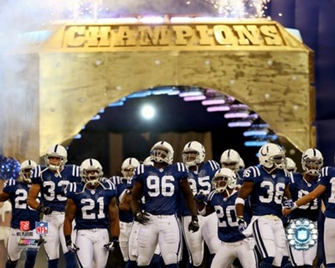 Framed 2007 - Colts Season Introduction Print