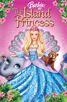 Framed Barbie - Island Princess Print