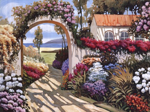 Framed Pathway to the Sea I Print