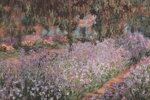 The Artist S Garden At Giverny C 1900, The Artist S Garden At Giverny Print