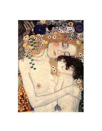 Framed Three Ages of Woman - Mother and Child, c.1905 (detail) Print