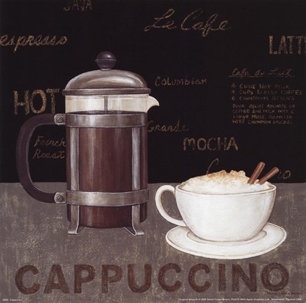 Framed Cappuccino Print