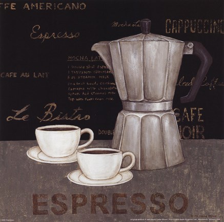 Framed Espresso Print