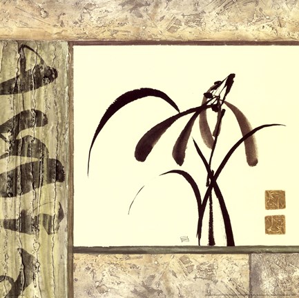 Framed Floral Essence III Print