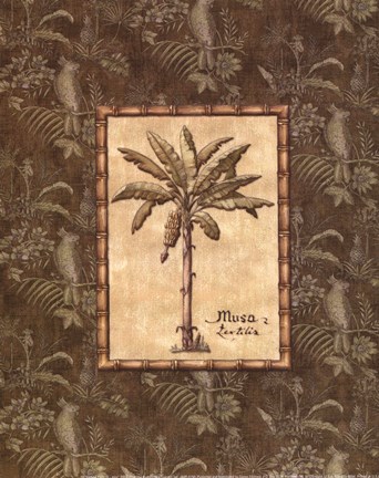 Framed Vintage Palm IV - mini Print