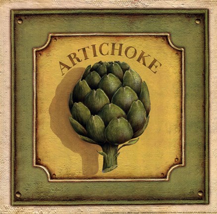 Framed Artichoke Print