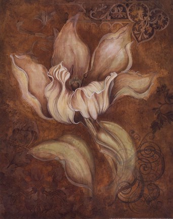 Framed Study in Ecru II - mini Print