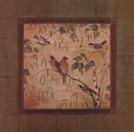 Framed Outdoor Aviary II - mini - CS Print