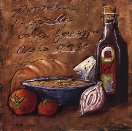 Framed Rustic Kitchen II Print