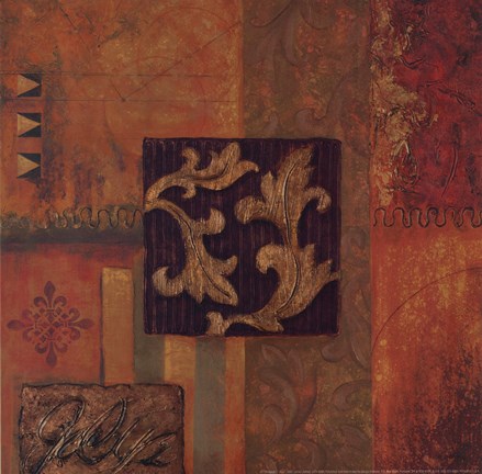 Framed Cinnabar I - mini - CS Print