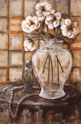 Framed Travertine I Print