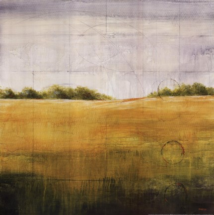 Framed Earth Meets Sky II Print