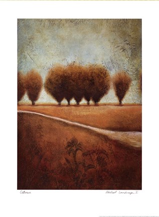 Framed Abstract Landscape I - special Print