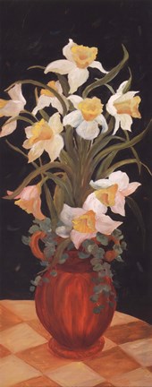 Framed Daffodils at Dark - mini Print