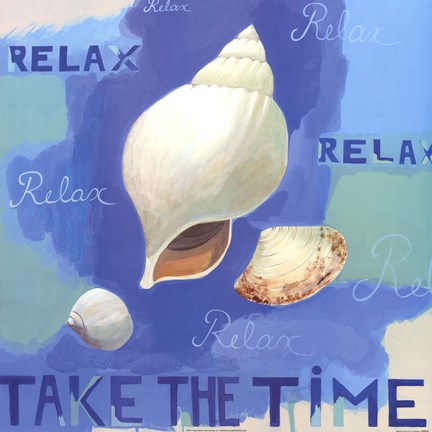 Framed Shells of Time II Print