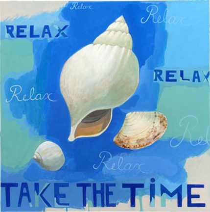 Framed Shells of Time II Print