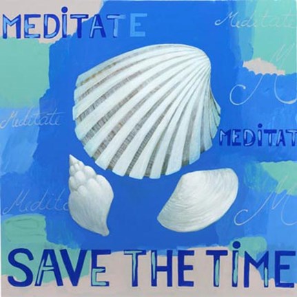 Framed Shells of Time III Print