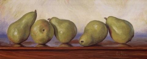 Framed Pears I Print
