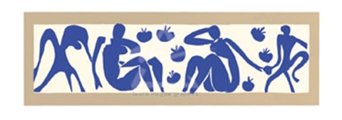 Framed Femmes et singes (serigraph) Print