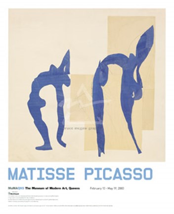 Framed Acrobats, 1952 Print