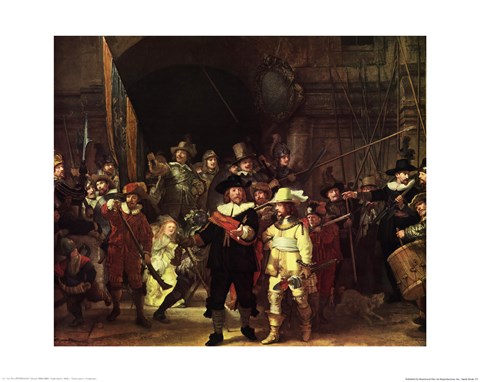 Framed Night Watch Print