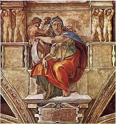 Framed Delphic Sybil Print