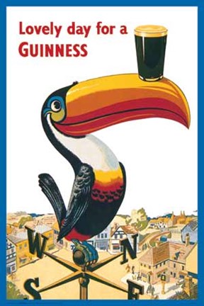 Framed Guinness - Toucan Print