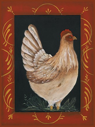 Framed Chicken Print