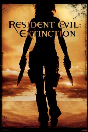 Framed Resident Evil:Extinction (shadow) Print