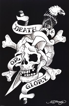 Framed Death or Glory Print