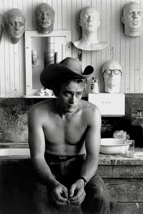 Framed James Dean - Topless Print