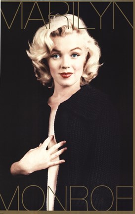 Marilyn Monroe - Black and Gold Wall Poster by Unknown at ...