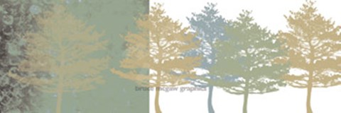 Framed Whisper Through the Trees (12x36&quot;) Print