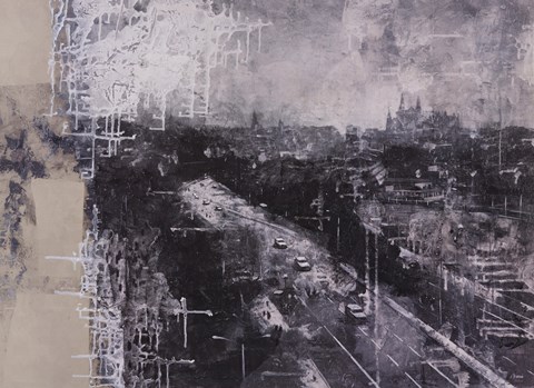 Framed Symphony of the City I Print