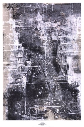 Framed Symphony of the City IV Print