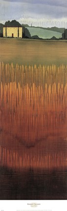 Framed Tuscan Fields I Print