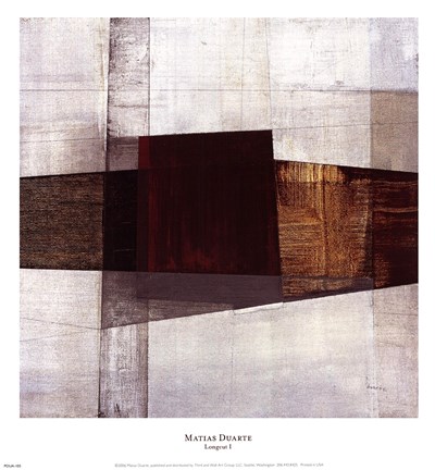 Framed Longcut I Print