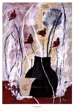 Framed Expression I Print