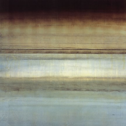 Framed Beauty in Blue II Print