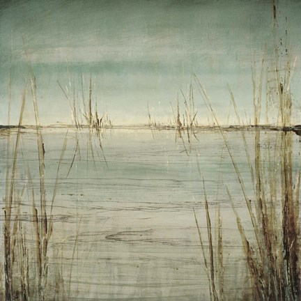 Framed Blue Tranquility II Print