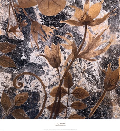 Framed Underwater Botanicals I Print