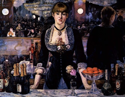 A Bar At The Folies Bergere Fine Art Print By Edouard Manet At Fulcrumgallery Com
