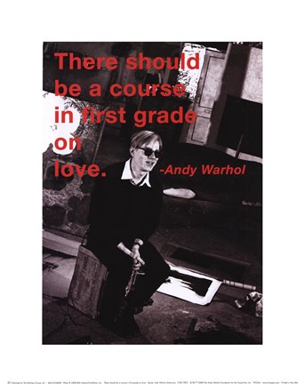 Framed There should be a course in first grade on love Print