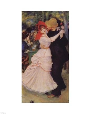 Framed Dance at Bougival Print