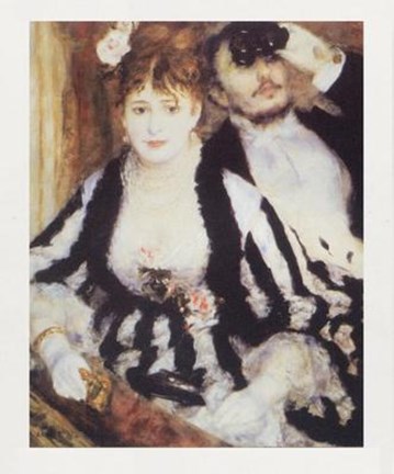 Framed La loge Print