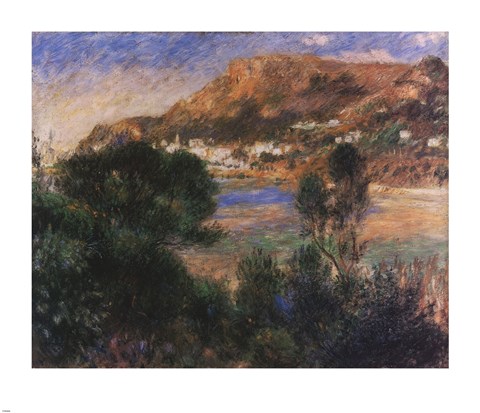 Framed Esterel Mountains Print