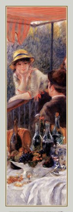 Framed Luncheon on the Boating Party (detail) Print