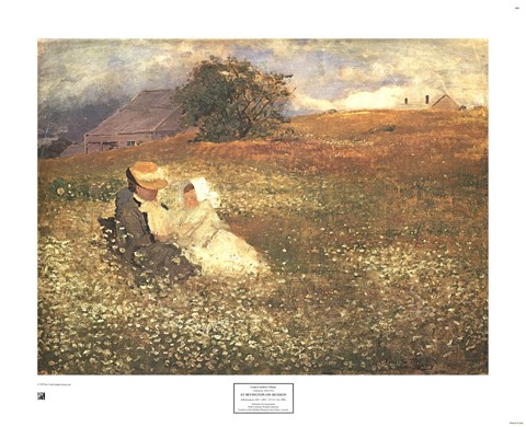 Framed At Irvington on Hudson Print