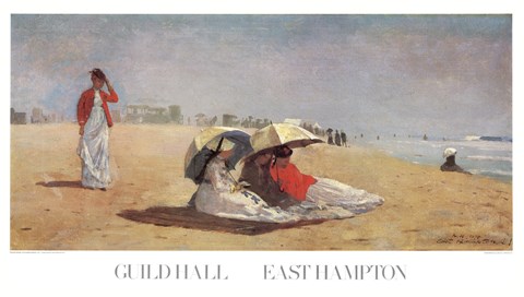 Framed East Hampton Beach Print