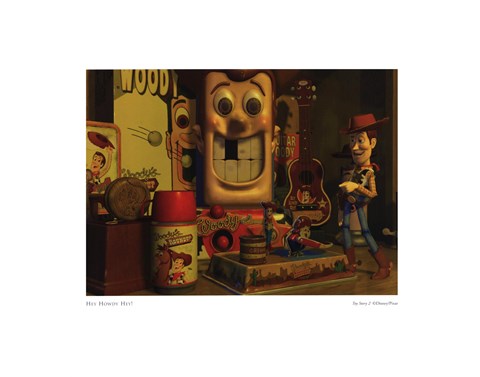 Framed Hey Howdy Hey Print